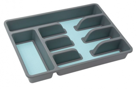 Bucatarie si servire - Suport tacamuri, 5 compartimente, 36x26,5x4,5 cm
