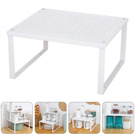 Bucatarie si servire - Suport vesela din otel galvanizat, 32x28x16 cm