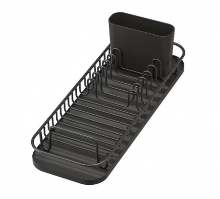 Bucatarie si servire - Suport vesela multifunctional, otel/plastic, 48x18x14 cm