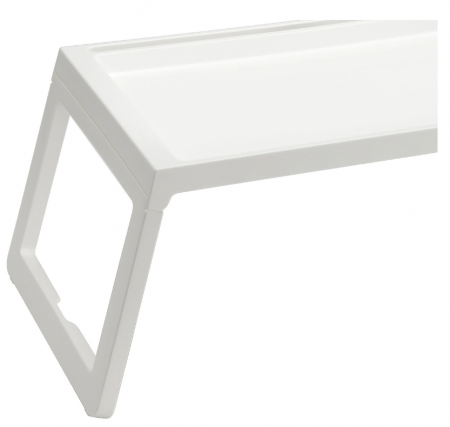 Masuta alba, pliabila, pentru laptop sau servire mic-dejun, 56x36x26 cm [1]