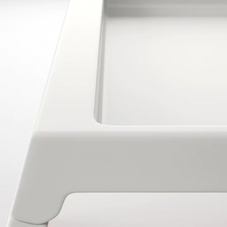Masuta alba, pliabila, pentru laptop sau servire mic-dejun, 56x36x26 cm [3]