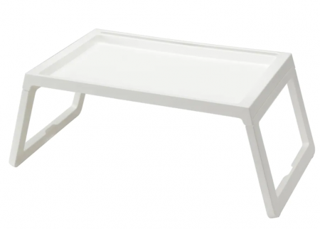 Masuta alba, pliabila, pentru laptop sau servire mic-dejun, 56x36x26 cm [2]