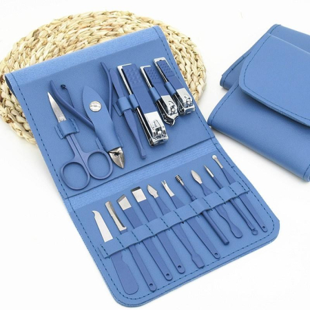 Toate produsele - Trusa de ingrijire manichiura cu etui, 16 piese