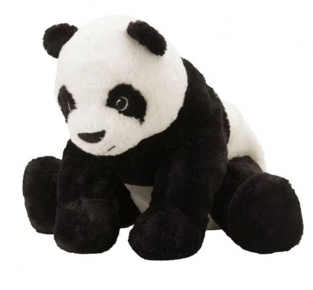Jucarii copii & bebe - Ursulet panda de plus, moale si catifelat, 30 cm