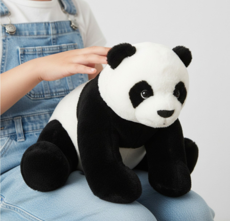 Ursulet panda de plus, moale si catifelat, 30 cm [1]