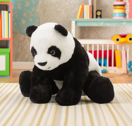 Jucarii de plus - Ursulet panda de plus, moale si catifelat, 30 cm