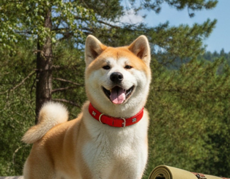 Zgarda rosie, pentru caini de talie medie si mare, detalii forma os, piele ecologica, 50x2.5 cm [1]