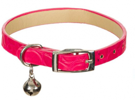 Zgarzi si lese - Zgarda rosie cu clopotel pentru pisici, 32x1 cm