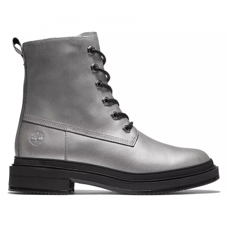 Timberland Lisbone Lane LaceUp Boots MetalFullGrain A257V [1]
