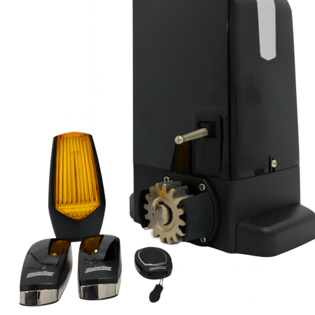 Control acces - Kit automatizare poarta culisanta Motorline BRAVO500, 500 Kg, 7 m, 230 Vac