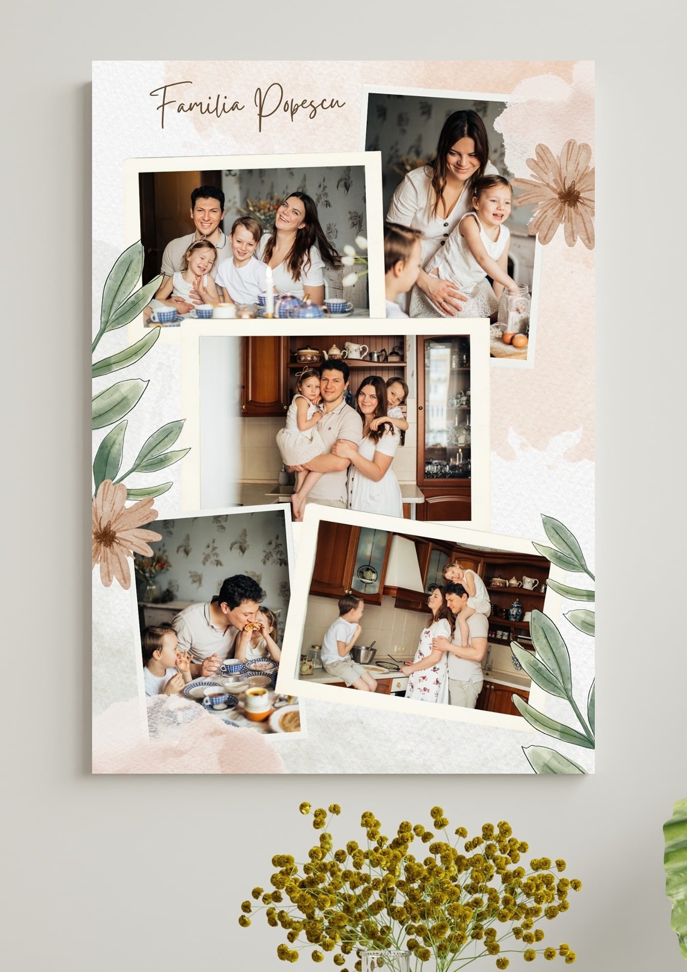 Tablouri personalizate canvas familie
