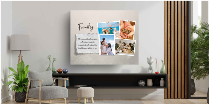 Tablou Canvas Personalizat – "Familia, Povestea Ta" [2]