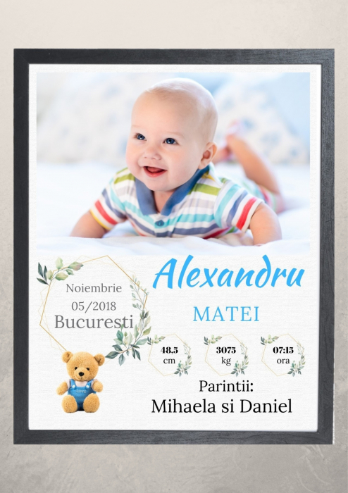 Tablouri personalizat bebelusi Baietel [2]