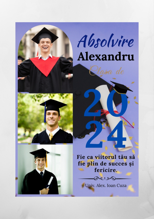 Tablouri personalizate canvas absolvire M2 [1]