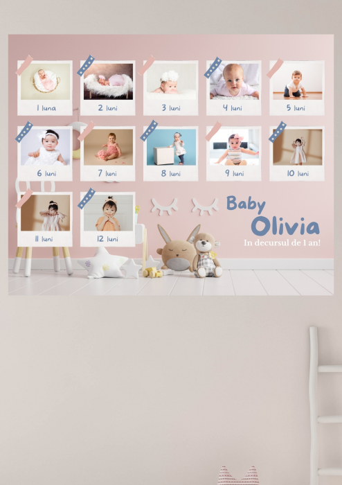 Tablouri personalizate canvas cu bebelusi colaj M5 [1]