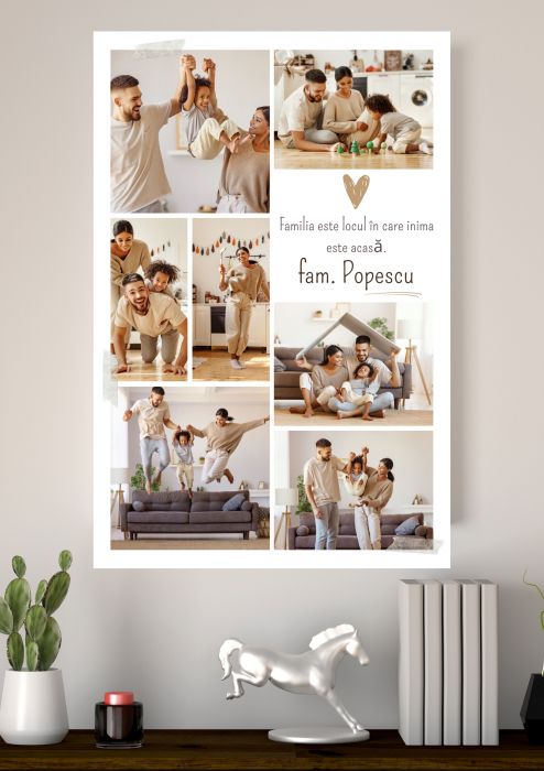 Tablouri personalizate canvas familie cu colaje M5 [1]