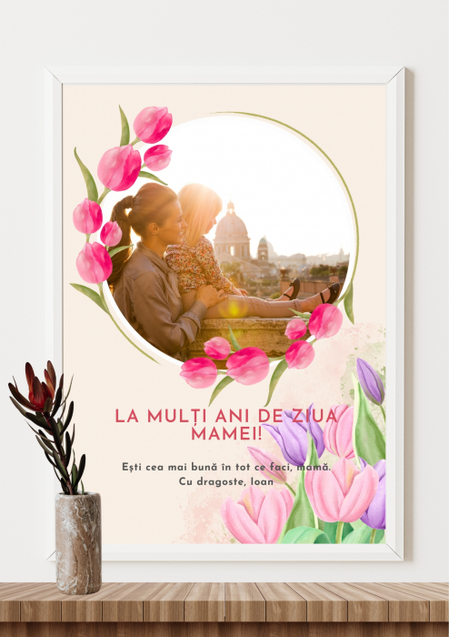 Tablouri personalizate cu rama pentru 1-8 Martie model 2 [1]