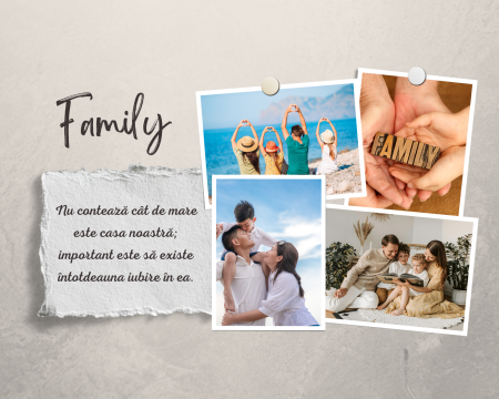 Tablouri personalizate canvas familie - Tablou Canvas Personalizat – "Familia, Povestea Ta"