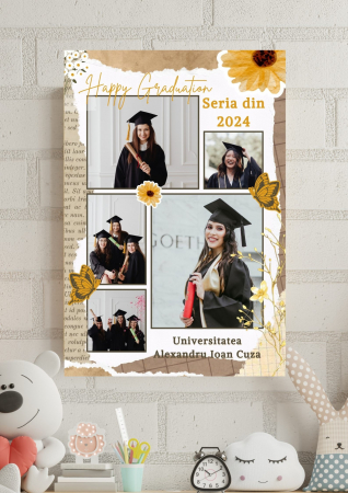 Produse - Tablouri personalizate canvas absolvire M1