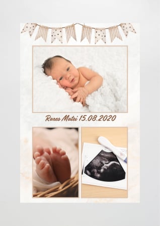 Tablouri personalizate canvas cu bebelusi colaj M1 [1]