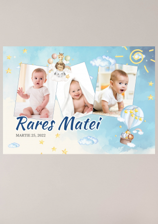 Tablouri personalizate canvas cu bebelusi colaj M3 [1]