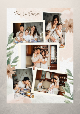 Tablouri personalizate canvas familie cu colaje M2 [1]