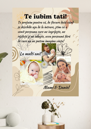 Tablouri personalizate canvas familie - Tablouri personalizate canvas familie cu colaje M3