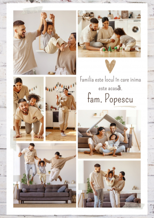Tablouri personalizate canvas familie cu colaje M5 [1]