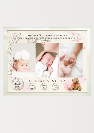 Tablouri personalizate cu rama cu bebelusi M1 [1]