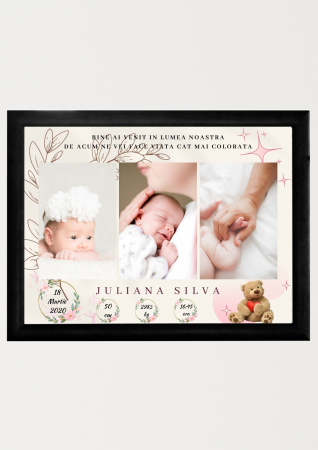 Tablouri personalizate cu rama cu bebelusi M1 [2]