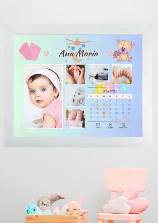 Tablouri personalizate cu rama cu bebelusi - Tablouri personalizate cu rama cu bebelusi M2