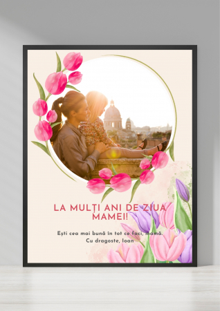 Tablouri personalizate cu rama pentru 1-8 Martie model 2 [1]