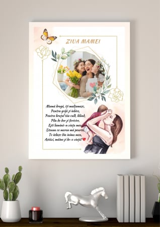 Produse - Tablouri personalizate cu rama pentru 1-8 Martie model 3