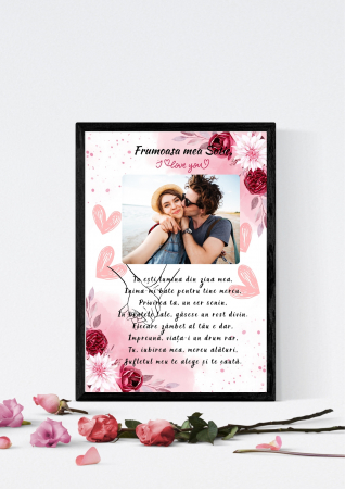 Tablouri personalizate cu rama pentru 1-8 Martie model 4 [1]