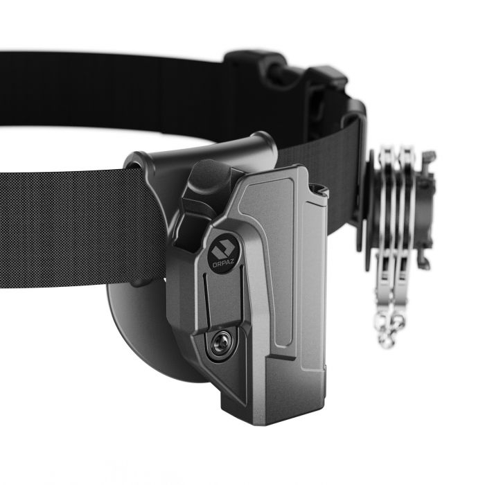 Toc Glock 17, 19, 19X , 22, 23, 34, 44, 45, OWB Retentie Level 1 , Prindere pe curea - ORPAZ [4]