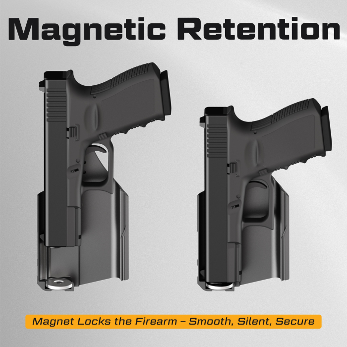 Toc IWB pentru pistol Glock 19 cu lanternă [4]