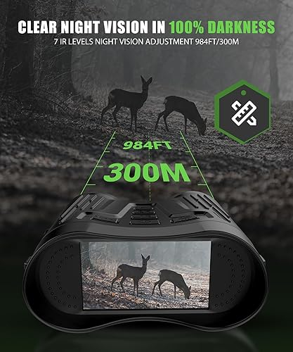 Binoclu cu vizibilitate nocturnă 4K reîncărcabil [3]