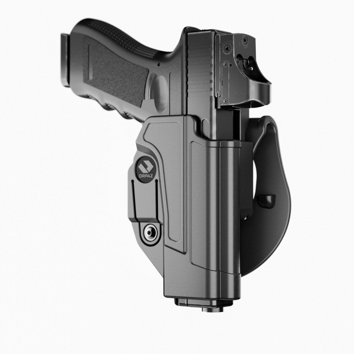 Toc Glock 17, 19, 19X , 22, 23, 34, 44, 45, OWB Level II Retentie Activa - Padela pentru curea - MANA STANGA [3]