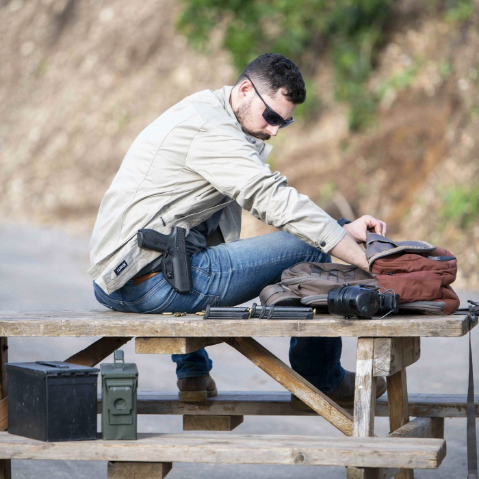 C-Series IWI Jericho 941 Holster, STEEL FRAME OWB Level II Retention - Paddle Holster [3]