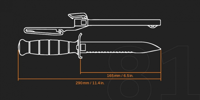 Cuțit Tactic de teren GLOCK FM 81 [5]
