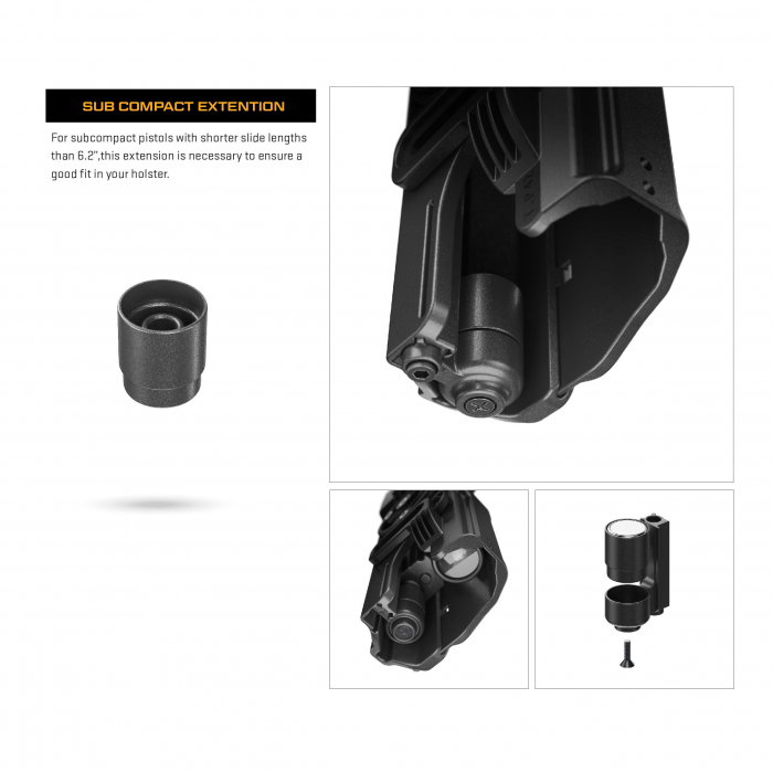 Kit de adaptoare T-SERIES, doar pentru dreptaci. [4]