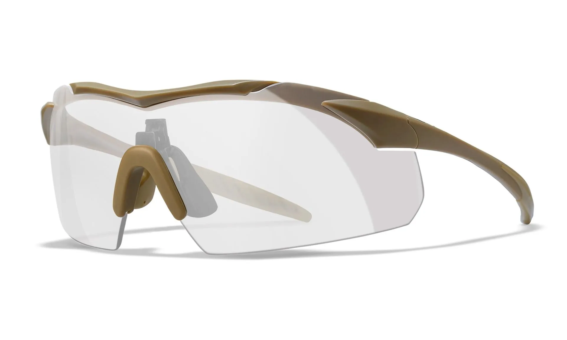 OCHELARI DE PROTECTIE WX VAPOR 2.5 Lentile: Gri/Clear (transparent)/Light Rust, Cadrul (rame): Tan mat [6]