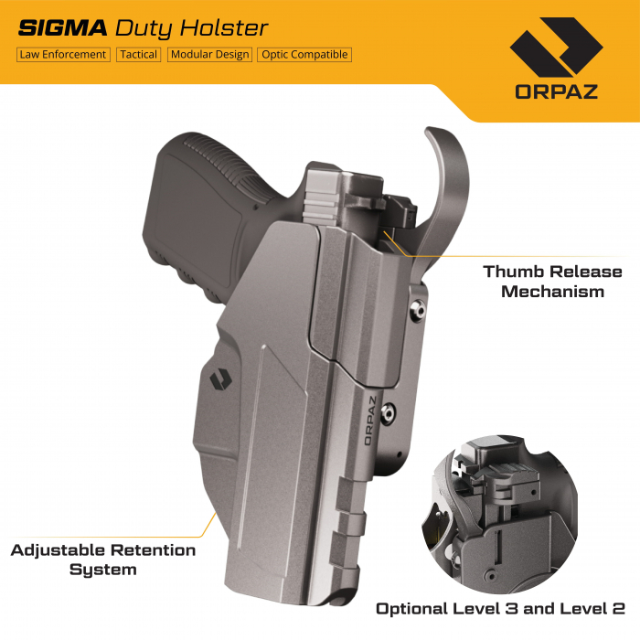 Orpaz Sigma Holster pentru G17, G19, G22, G23, G30S, G31, G34, G45, MR920/MR920P [2]