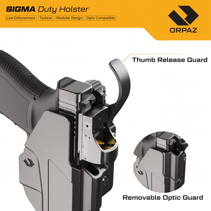 Orpaz Sigma Holster pentru G17, G19, G22, G23, G30S, G31, G34, G45, MR920/MR920P [3]