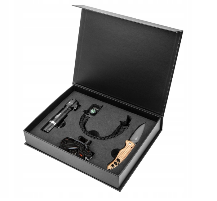 Set cadou de supraviețuire: cuțit, lanternă, brățară NEO TOOLS 63-033 [3]