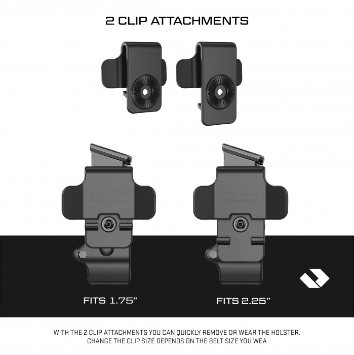 Port Incarcator Simplu din Polymer pentru 9mm cu prindere de curea pe doua marimi [3]
