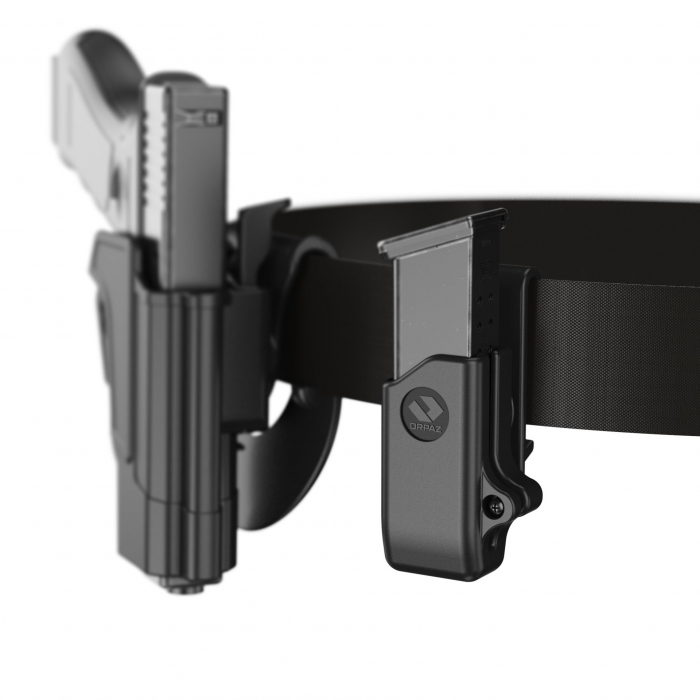Port Incarcator Simplu din Polymer pentru 9mm cu prindere de curea pe doua marimi [4]