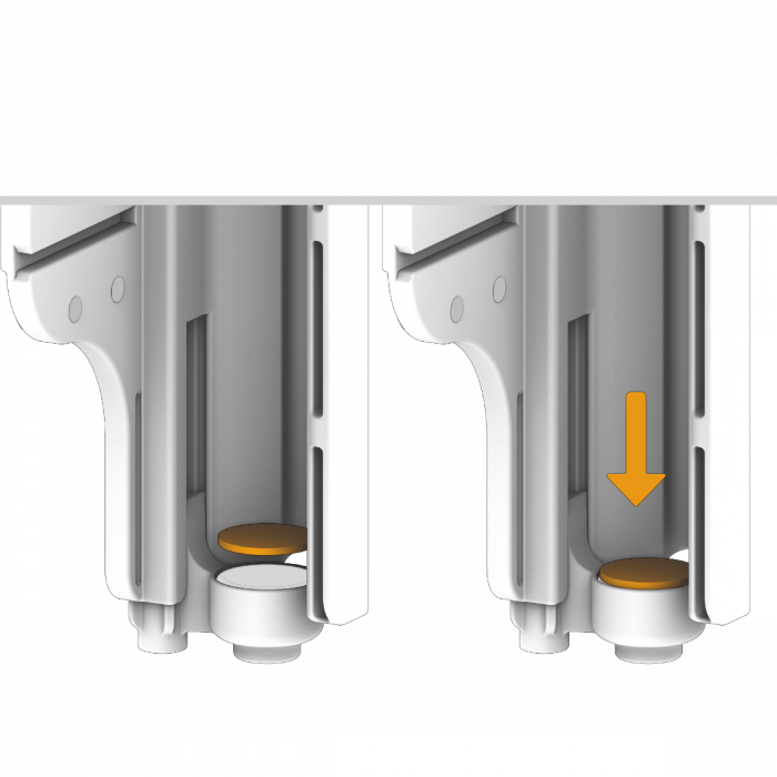 Distanțiere din piele autoadezive pentru retenție magnetică T40 și T40X [4]