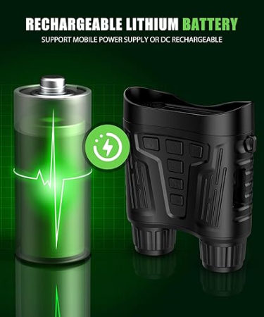 Binoclu cu vizibilitate nocturnă 4K reîncărcabil [4]