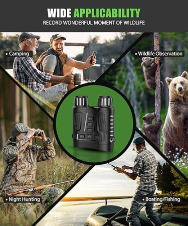 Binoclu cu vizibilitate nocturnă 4K reîncărcabil [5]